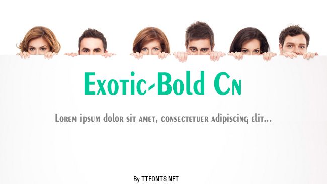 Exotic-Bold Cn example
